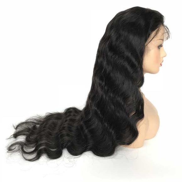 Exotic Natural wave 100% Virgin hair Full Lace Wig ( Platinum Blonde)