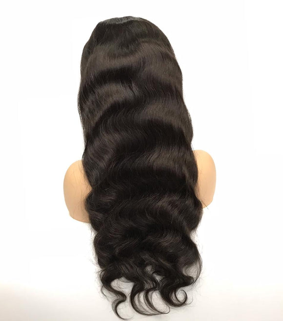 Exotic Natural Body wave 100% Virgin hair Full Lace Wig