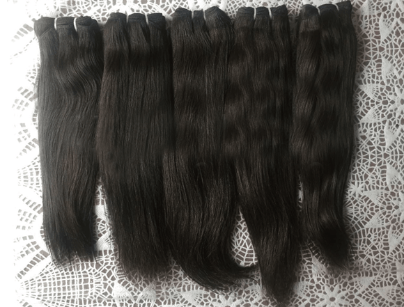 Exotic Natural Straight Virgin Hair Bundle w/  20